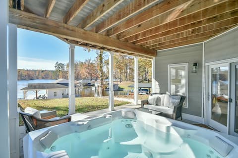 Hyco Lake’s Crystal Haven | Hot-tub | Large Dock