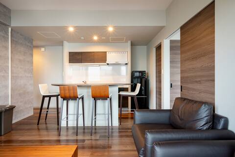 [5 minutes by car from New Chitose Airport] Apartment hotel with kitchen | 68.88 ㎡ | Up to 6 people