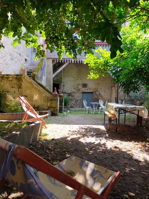 Beautiful large medieval house with outdoor area