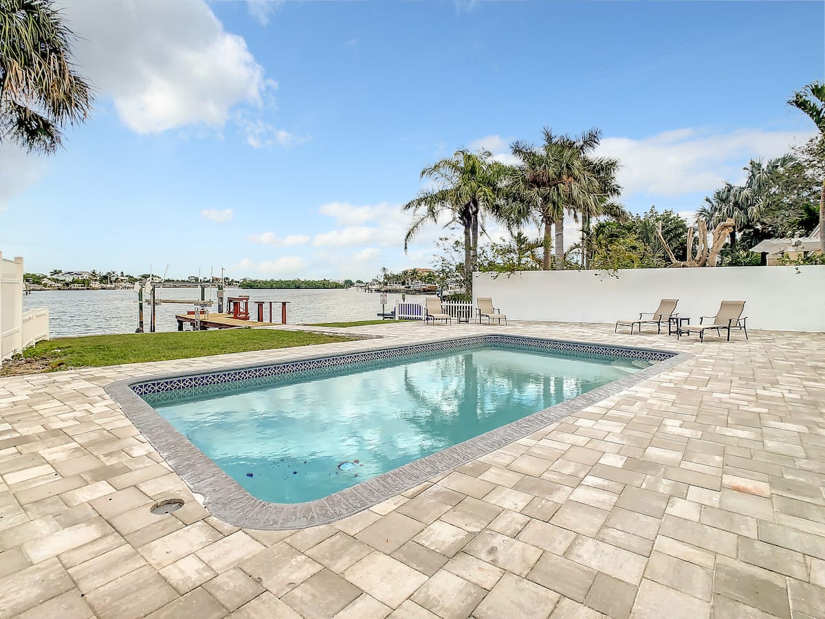 Tranquil Waterfront Pool Home