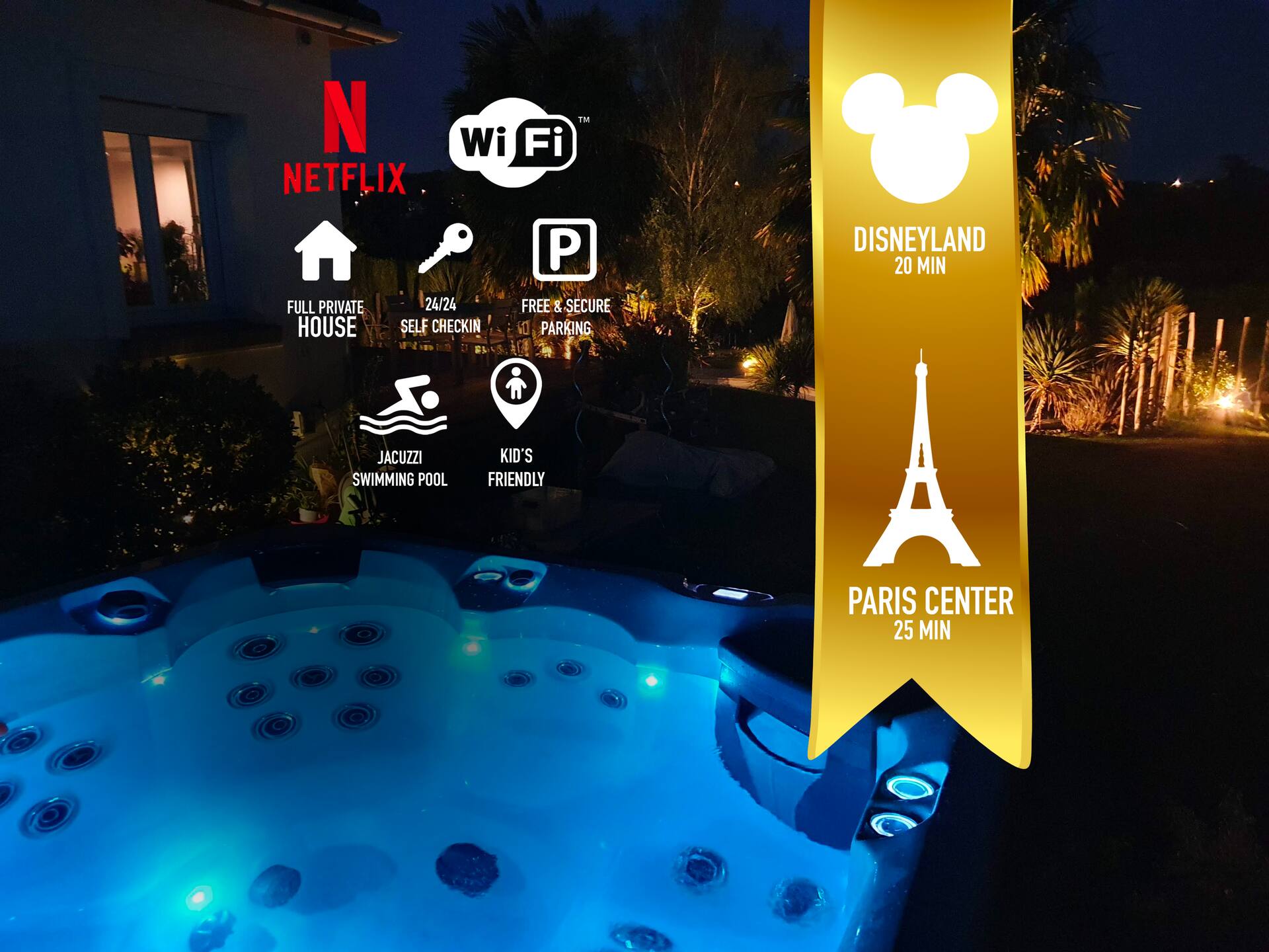 Cosy house near Disney/Paris - Spa/Netflix/Wi-Fi
