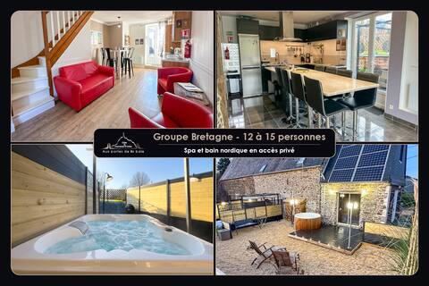 9/13 person gîte – private Nordic bath and spa