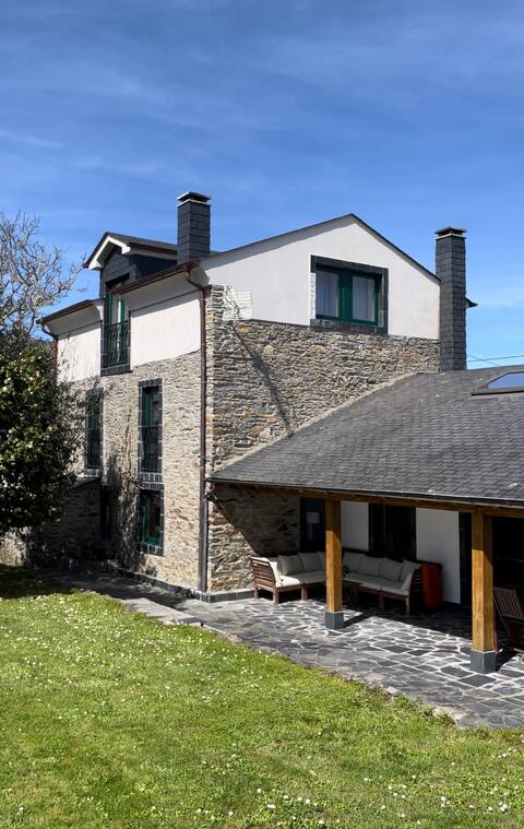 Cozy stone house with garden