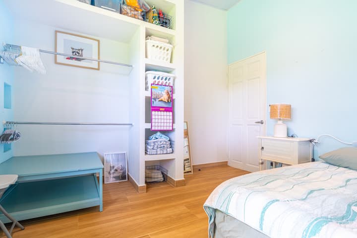 There is now a bunkbed in this room.