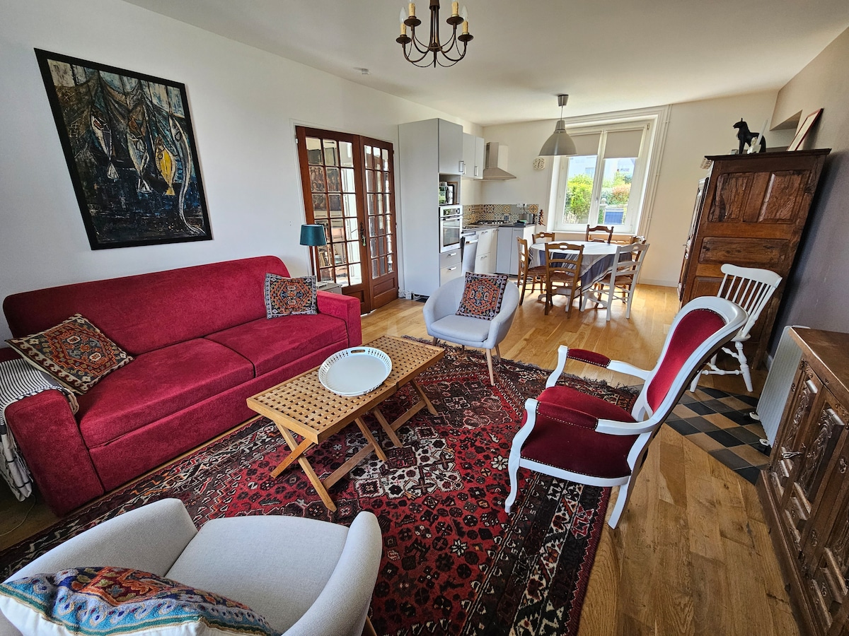 Successful Airbnb property: La Normandière – Townhouse – Cozy – 6/8 people in Carantec