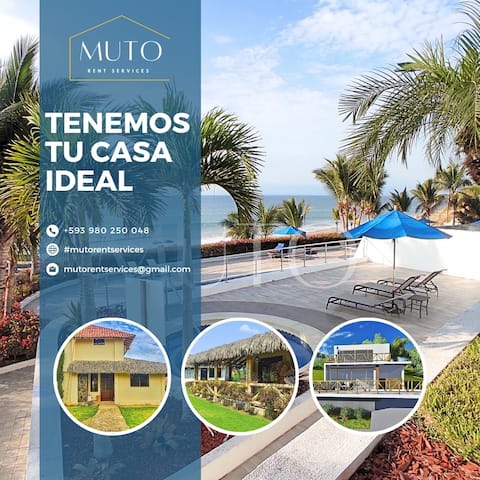 Spacious beach/country house in a private community