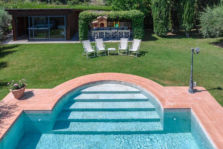 Villa Tontenano Capannole Chianti private pool 12
