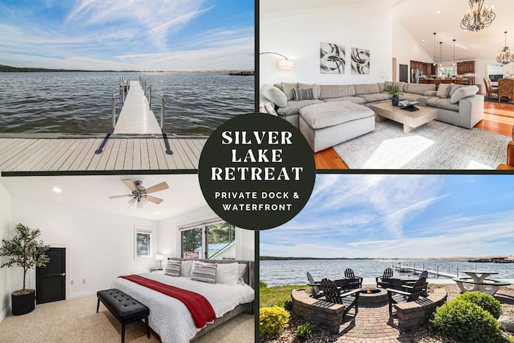Upscale Lakefront Oasis: Dock, Dune Views, Firepit - Mears, MI