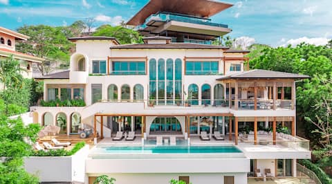 New Ocaso Luxury Villa Flamingo Beach 9 Bedrooms