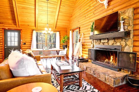 Designer Cabin • Wooded Acre • Epic Coffee Bar