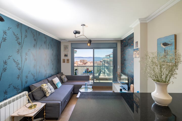 Apartamento En Silgar Con Amplia Apertura  Al Mar - Portonovo