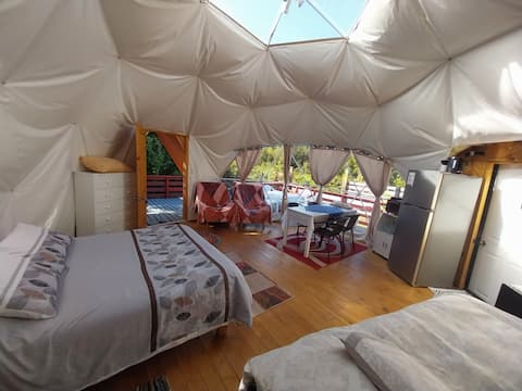 Glamping in Hornopirén