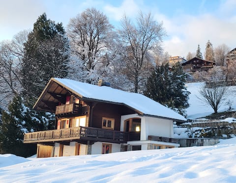 Large chalet in Villars-Gryon, magnificent views