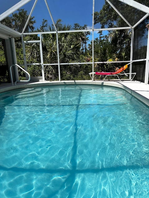‼️Private Heated Pool Near Beach/BBQ/ Golf/ Lanai