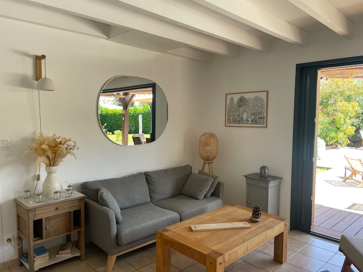 Maison Landaise Climatisée Avec Piscine Chauffée - Saint-Girons Plage