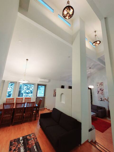 Semi-detached apartment with sauna