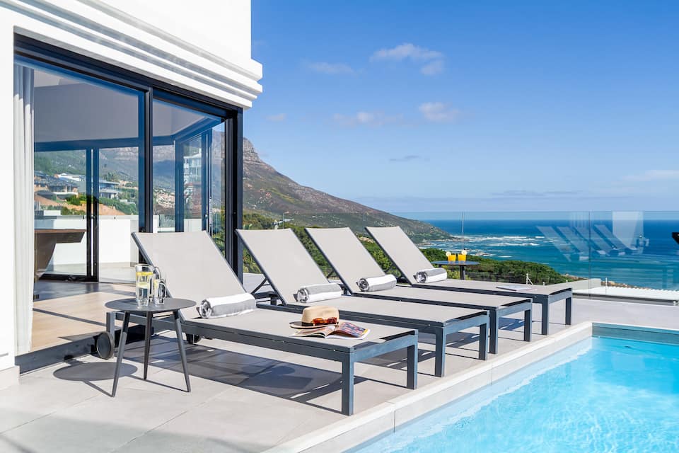 A white villa above Camps Bay, Camps Bay, Cape Town, South Africa, photo 3 of 10