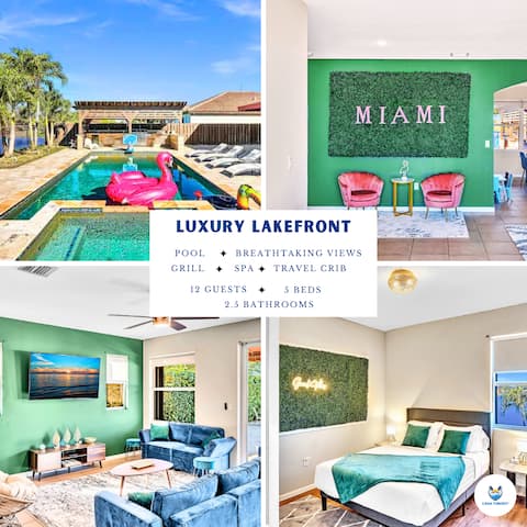 Serene Lakeview Home w/ Pool, Spa & Outdoor BBQ
