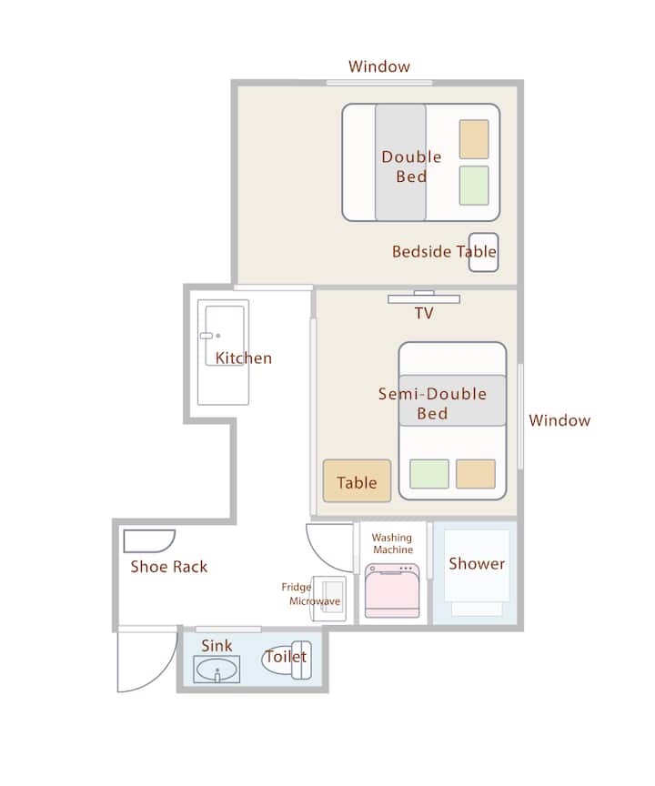 Shinjuku/2 Bdr/5 Min To Subway *English Ok* - Shinjuku City