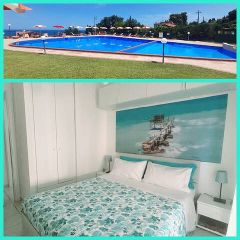 La Via dei Trabocchi, apartment with pool