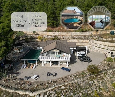 Adrasan/Whole House/Sea View/10Pax/Likya Paradise