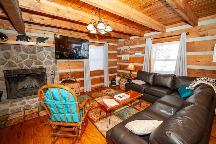Living Room with Fireplace
