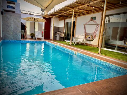 Beach Oasis Casita with Pool a Few Steps from the Sea