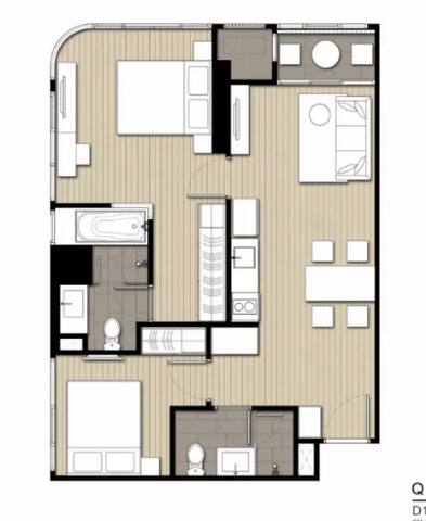 Downtown Luxury 2BR高层 /360° INFINITYPOOL@Chitlom gallery image 5