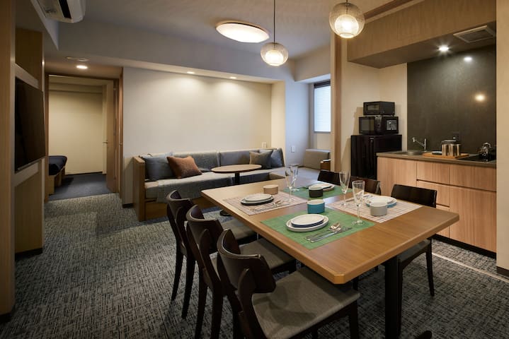 キッチン付きアパートメントホテル｜65㎡｜最大6名