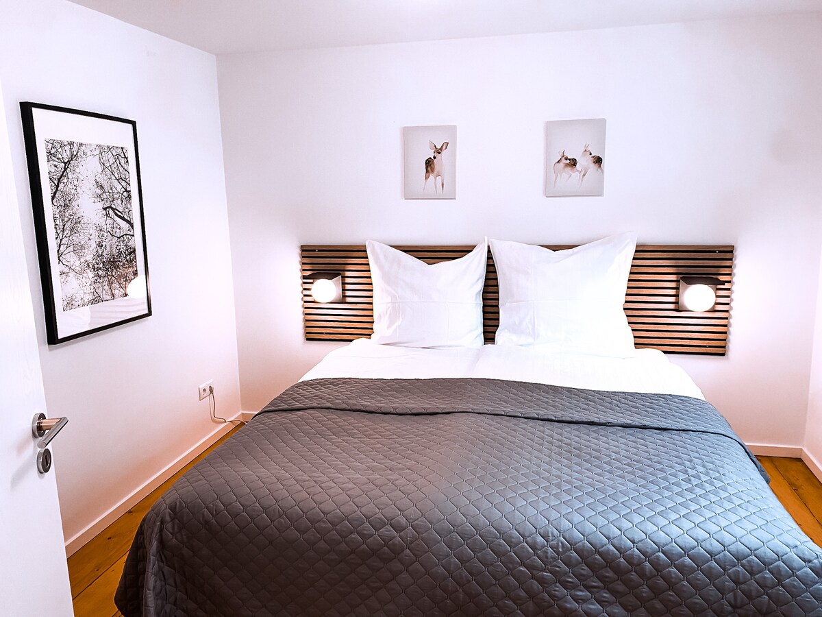 Chumba cha kulala kwenye ghorofa ya chini.