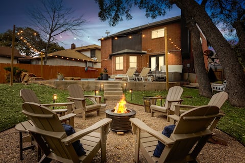 Spacious Family Retreat: Pool, Hot Tub, Game Room!