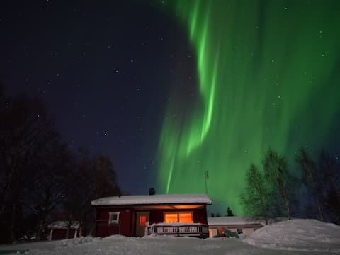 Finnish cottage by the river