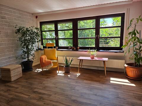 2-room apartment for exclusive use, garden terrace