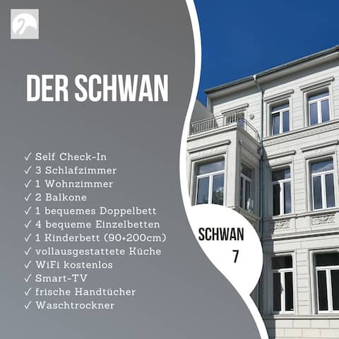 Schwan 7 - balcony central - 3 bedrooms - large
