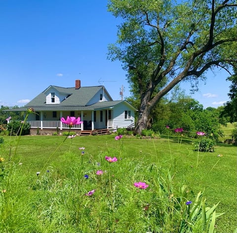 Historic Country Farmhouse on 80 Acres