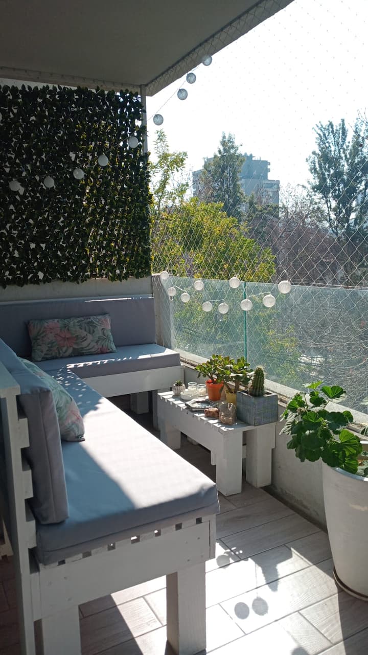Apartamento Completo Barrio Italia Amplio Moderno - Santiago del Chile