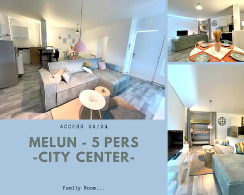 Annonce Airbnb populaire: Le grand saint aspais - 5 people - à Melun