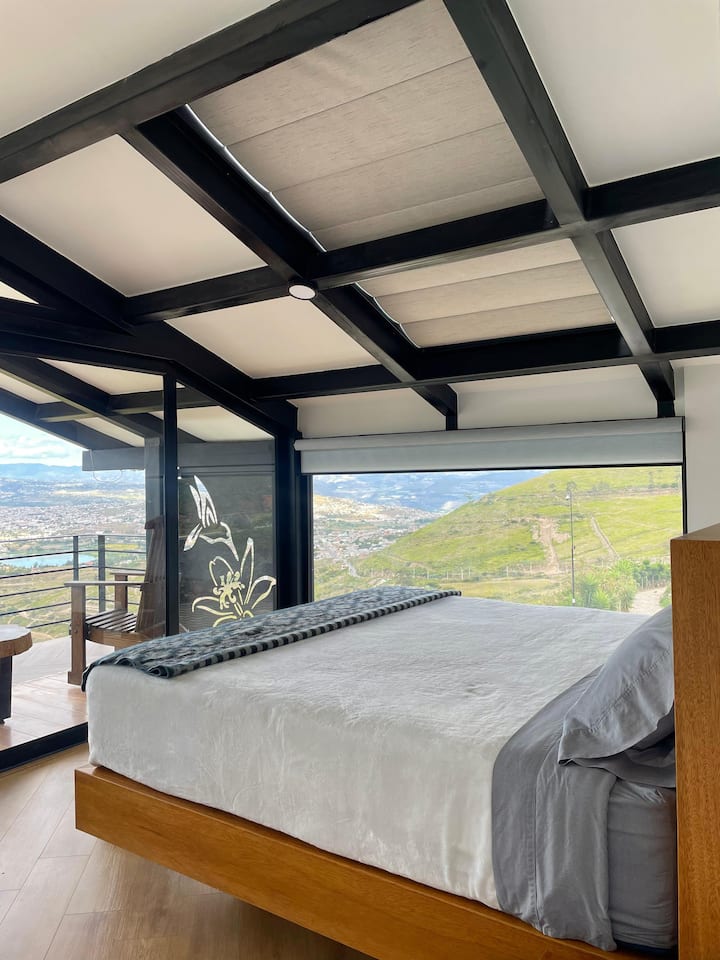 Dormitorio principal con vistas espectaculares 