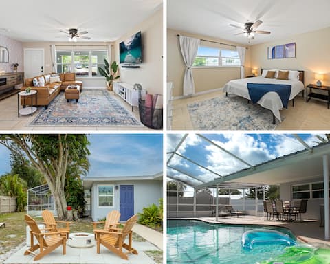 Namaste Getaway ~ Heated Pool/Private Yard