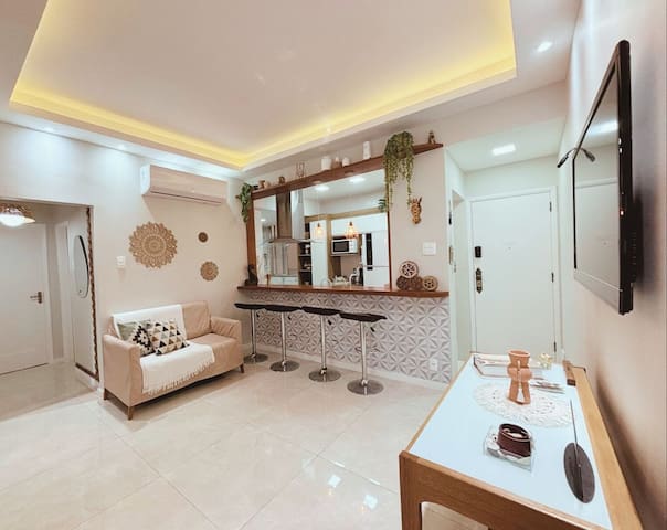 Apartamento nota máxima na Zona Sul do Rio.