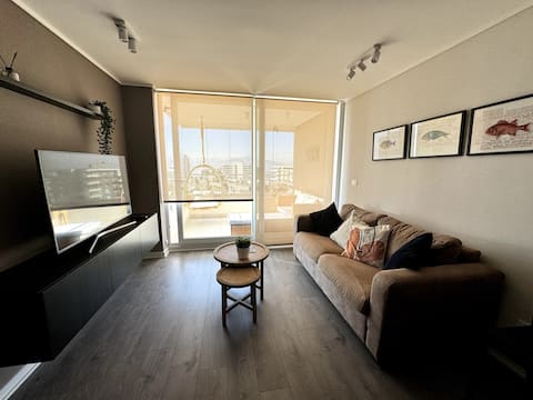 Top Airbnb: Arena Concón | Ocean View | Wi-Fi | Nautical Bunk in Concón