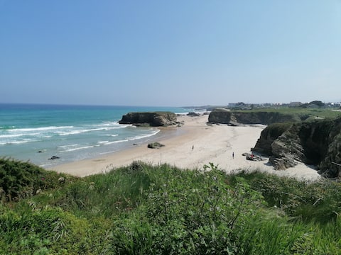 Apartment with a private terrace. Beaches 2 km away