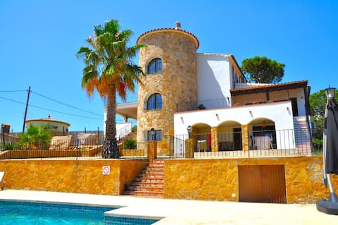 Villa los Primos 12 pers. Costa Brava villa