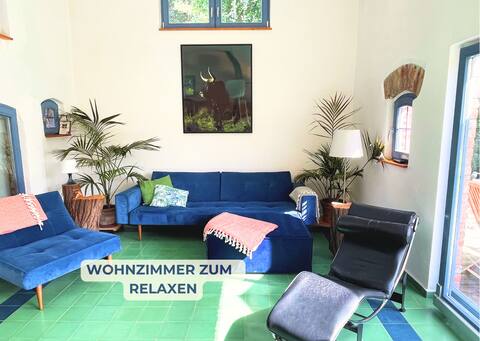 Beliebte Airbnb-Anzeige: House at Erlenhain with sauna in the natural garden in Vorpommern Greifswald