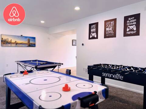 Quiet Retreat with game room