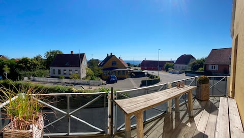 Enjoy the Baltic Sea from the terrace.
Home with beautiful views