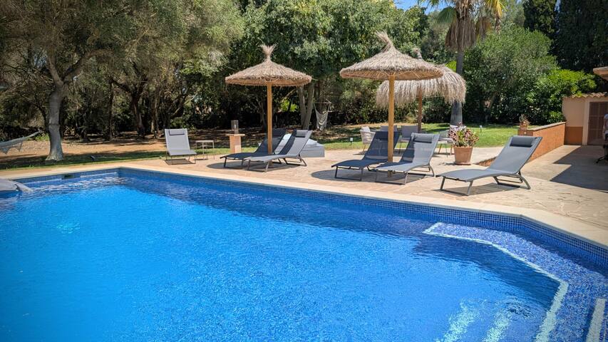 Finca with pool and sauna near Santanyi