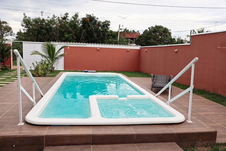 Entire home with 2 bedrooms in Saquarema - Casa climatizada 
piscina/SPA e área gourmet