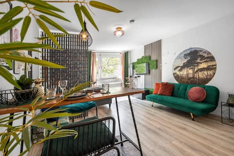 Top Airbnb: Urban Jungle Studio | Downtown | S-Bahn | Washing Machine in Hafen