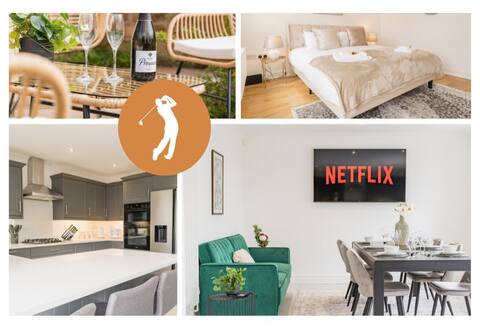 5 Bedroom Home, Sleeps 10, Nr Royal Liverpool Golf
